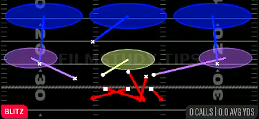 SS Mike Blitz — Blitz play diagram