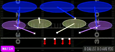 Cover 3 Buzz Seam — Match play diagram