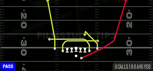 Mesh Spot — Pass play diagram