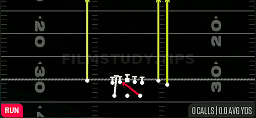FB Inside — Run play diagram