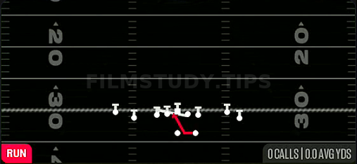 HB Quick Base — Run play diagram