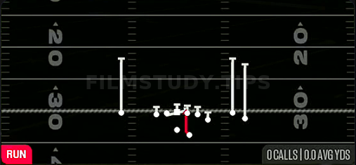 01 Trap — Run play diagram