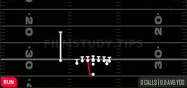 HB Plunge — Run play diagram