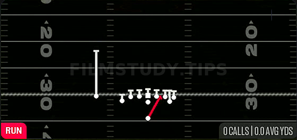 HB Smash — Run play diagram