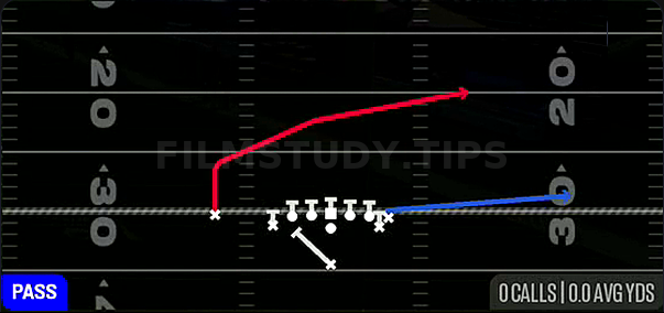 PA Boot — Pass play diagram