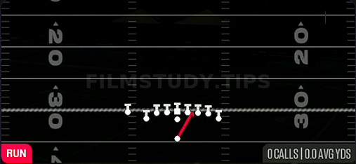 MTN HB Smash — Run play diagram