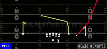 66 Shock — Pass play diagram