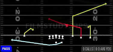 BBL WK 8 — Pass play diagram