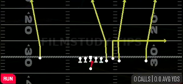 QB Draw — Run play diagram