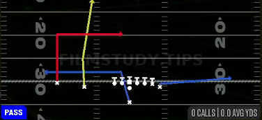 PA WR Dig — Pass play diagram