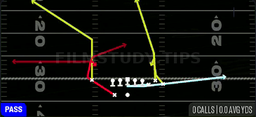 MTN HB Choice — Pass play diagram