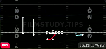 HB Base — Run play diagram