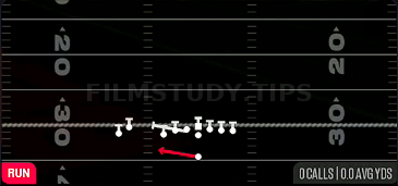 HB WK Toss — Run play diagram
