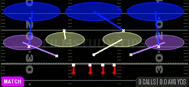 Cover 3 Buzz Seam — Match play diagram