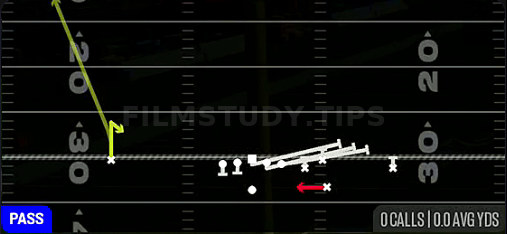 Quads Jailbreak Screen — Pass play diagram