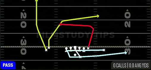 MTN PA Spinner — Pass play diagram