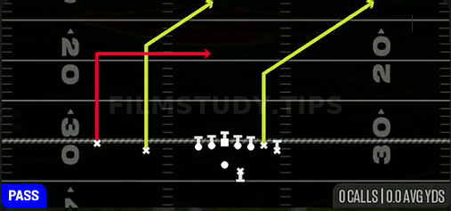 PA Dig — Pass play diagram