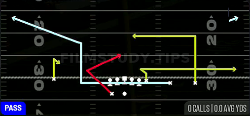 MTN Smash HB Angle — Pass play diagram