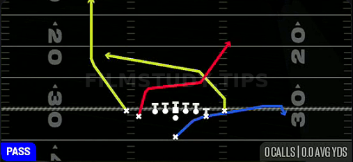 PA Leak — Pass play diagram