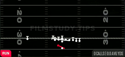 HB Counter WK — Run play diagram