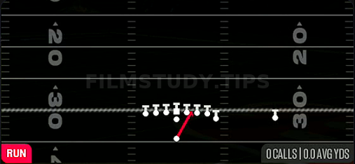 HB Smash — Run play diagram