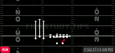 HB Counter Lead — Run play diagram
