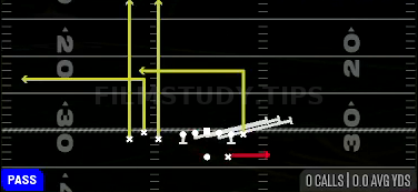 HB Slip Screen — Pass play diagram