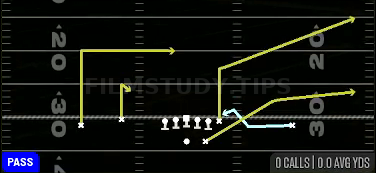 MTN Z Spot — Pass play diagram