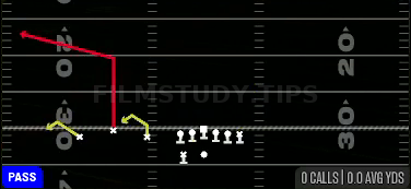 Sprint Smash — Pass play diagram