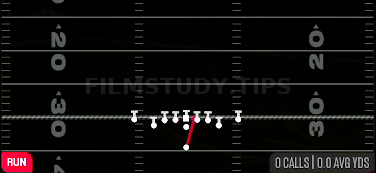 HB Dive — Run play diagram