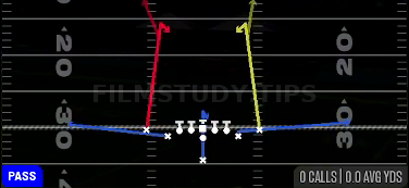 PA Deep Read — Pass play diagram