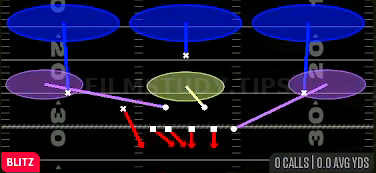 FS Fire 3 — Blitz play diagram