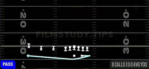 Shuffle MTN HB Swing — Pass play diagram