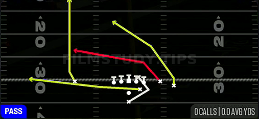 PA Boot — Pass play diagram