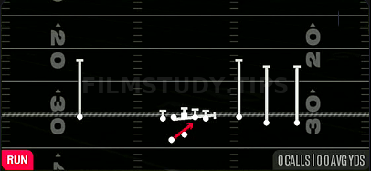 56 Trap — Run play diagram