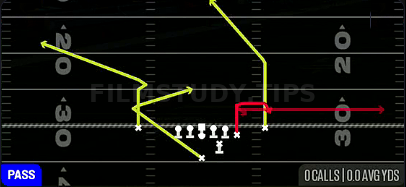 TE Option — Pass play diagram