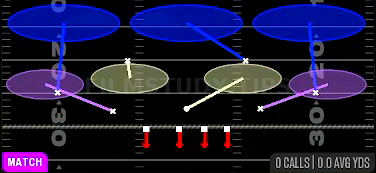 Cover 3 Buzz Seam — Match play diagram