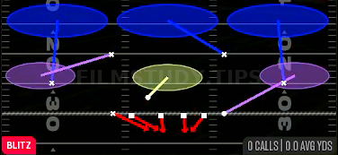 Edge Blitz 3 — Blitz play diagram