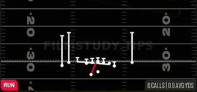 Tackle Trap — Run play diagram