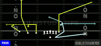 Reload Shock HB Choice — Pass play diagram