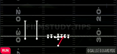 HB Power O — Run play diagram