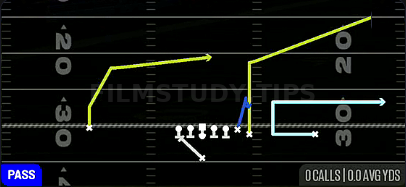 MTN PA Boot — Pass play diagram