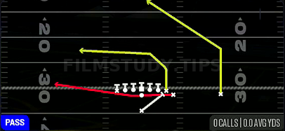 PA Boot LT — Pass play diagram