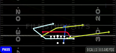 MTN Mesh Trail — Pass play diagram