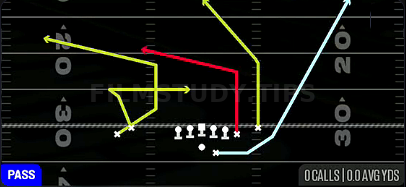 MTN Shuffle Verts Smash — Pass play diagram