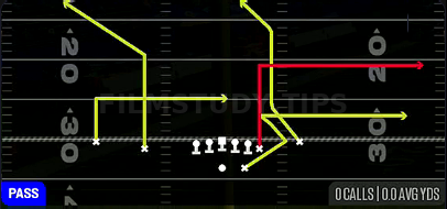 Escape — Pass play diagram