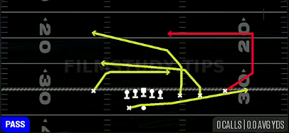 Hilo Cross — Pass play diagram