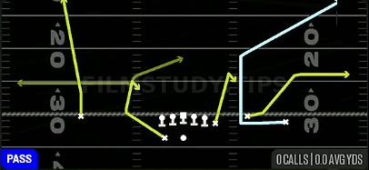 MTN Smash Go — Pass play diagram