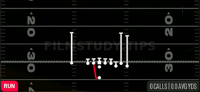 HB Slam — Run play diagram