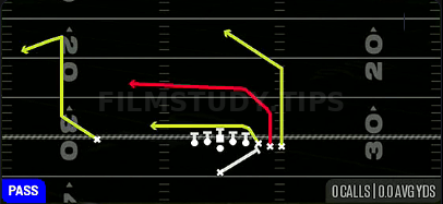 PA Boot LT — Pass play diagram